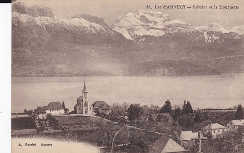 Cpa lac annecy sevrier et - lac,