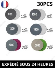 Kit De Polissage Pour Voiture 30 PCS Papier Abrasif Eau/Sec 75mm Disque à Poncer