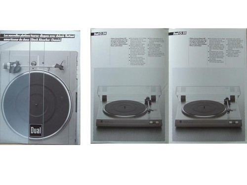 Brochure platines dual 1985 - dual,