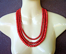 J962 / COLLIER  TROIS RANGS DE