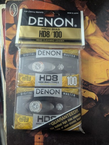Lot denon 100 high bias - denon,