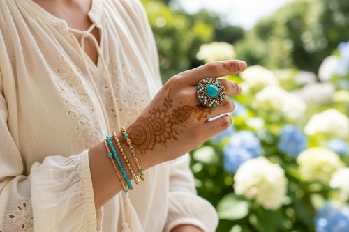 Bague style orientale - , avec