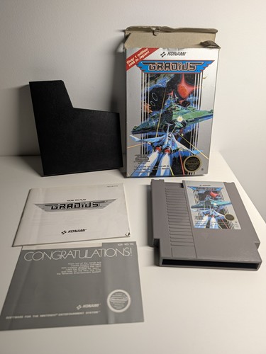 Gradius nintendo nes - boite, +