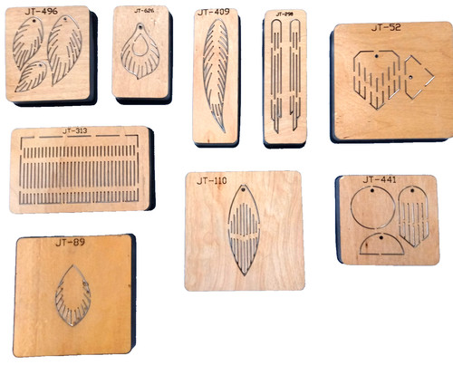 Lot fringe earring - 9, &