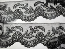 DENTELLE ANCIENNE - Volant en