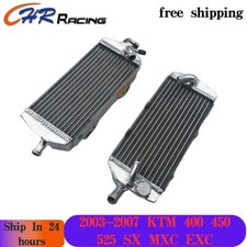 L+R Aluminum Radiator for 2003-2007 KTM 400 450 525 SX MXC EXC 2004 2005 2006