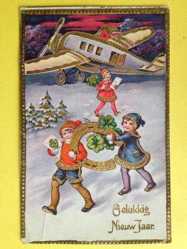 Cpa gaufrée fantaisie - cpa, bonne