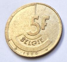 Pièce de monnaie 5 Francs Baudouin 1er 1986 Belgique (en néerlandais)