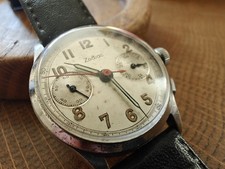 Zodiac Watch Rare 33mm Chronograph Military