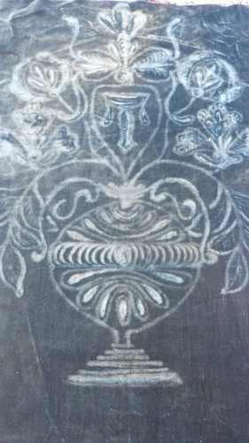 Coupon tissu velour de - en,