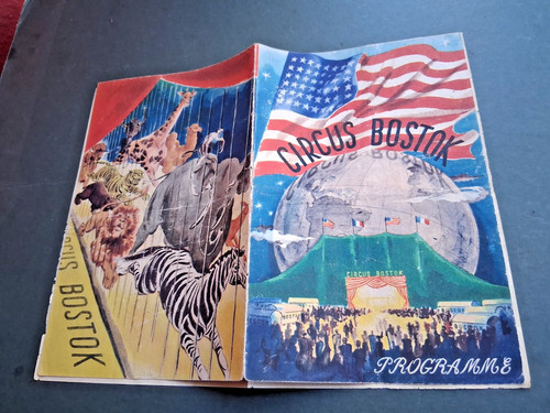 1947 programme circus bostok - programme,