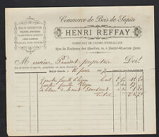 "SAINT-CLAUDE (39) WOOD & PACKAGING BOXES / SAWMILL "Henri REFFAY" in 1897