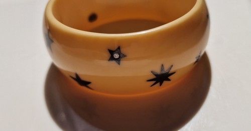Clio blue bracelet manchette - blue,