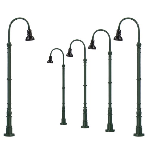 5pcs lampadaires verts - , col