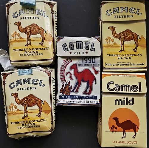 Lot paquets vides camel - lot,
