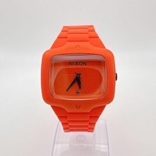 NIXON THE RUBBER PLAYER Watch Quartz Analog Orange Without accessories