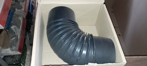 Coude plissé d125 - 90,