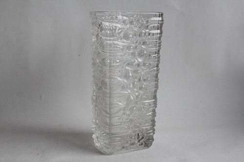 Vase verre tchèque lila - vase,