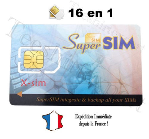 Carte super sim vierge 1 - carte, en