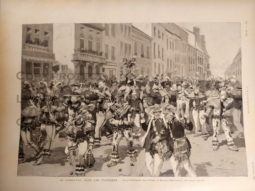 Gilles binche carnaval - binche,