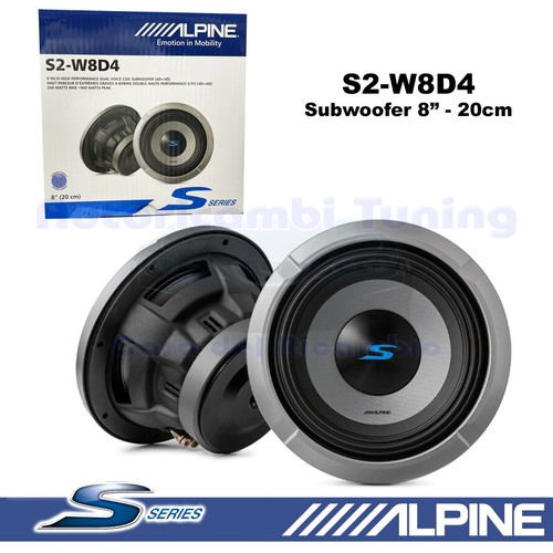 Subwoofer alpine w8d4 - s2-w8d4, 8"