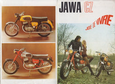 Motorcycle Jawa CZ  CZ 125  Jawa 350 Californian  sale brochure