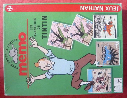 Tintin jeu memo nathan - tintin,