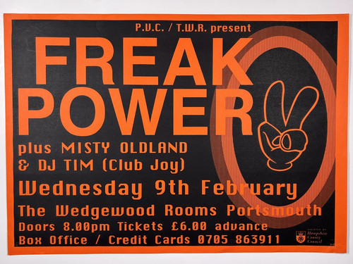 Freak power affiche - freak,