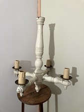 Vintage-Lustre en bois et