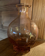 Ancienne carafe boule en verre