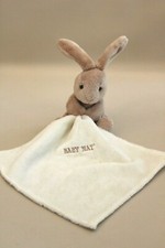 Baby Nat' 16 cm Baby Off White Plush Rabbit Stuffed Blanket