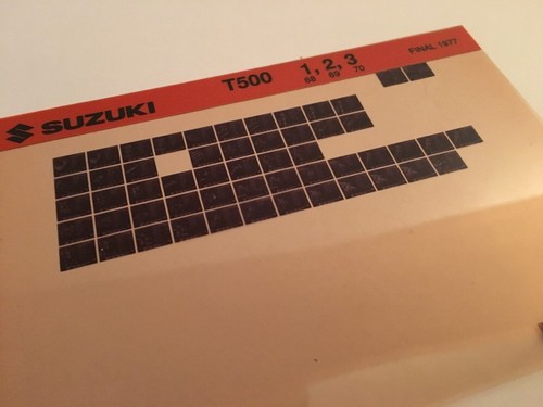 Suzuki t500 69 - suzuki, 2