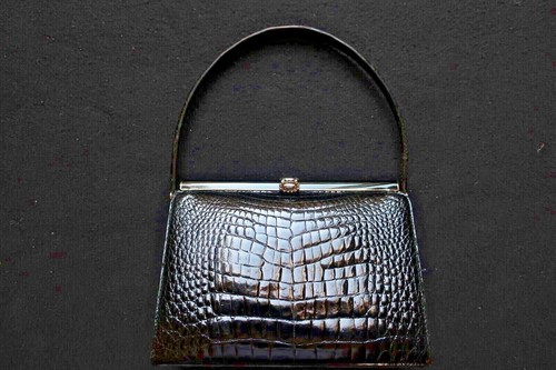 Sac soirée cuir vernis - cuir,