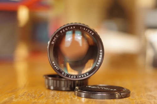 Objectif smc pentax 200mm - objectif,
