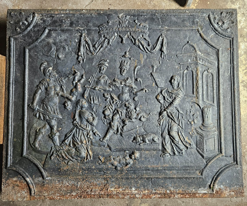 Plaque cheminée 108 - plaque, x