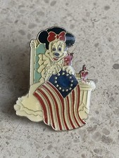 Pin’s Mickey Minnie Flag USA +