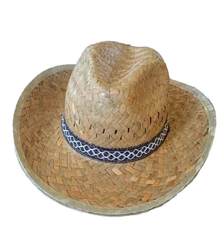 Chapeau cowboy paille - en,