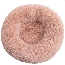 Niche Rond Chien Chat Animaux Maison Peluche Hiver Panier Corbeille