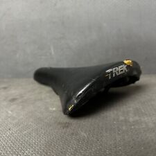 Vintage Trek Velo 195 Seat Saddle Black Padded Racing 270 mm 150 mm