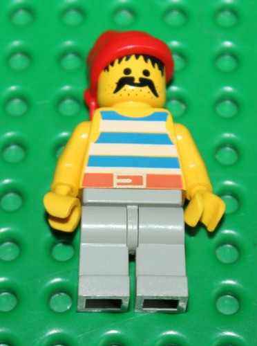 Lego minifig pirate red - lego,