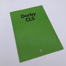 Volkswagen Derby CLS 1100cc 1980s UK Market Sales Brochure Vintage