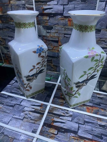 Paire vases chinois en - paire,