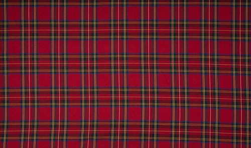 Tissu tartan carreaux - tissu,