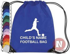 Personnalisé Chaussures de Foot Kit Sac. Cordon Eps École - Add Enfant Nom