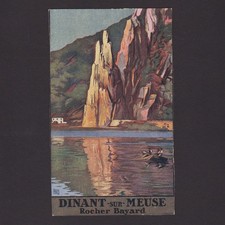 Advertising card, Dinant-sur-Meuse, Rocher Bayard, Unposted