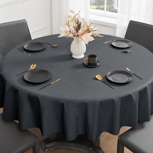 Nappe toile cirée ronde - toile,