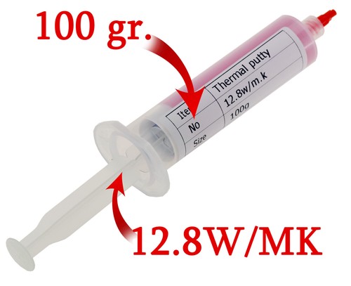 Pâte thermique gel - pâte, tube