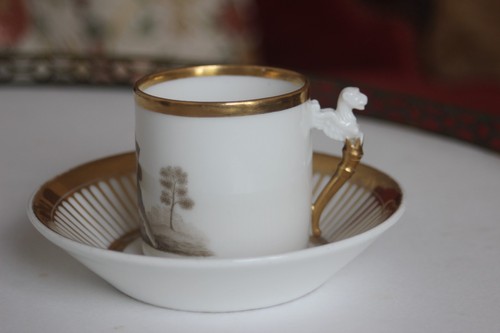 Paris porcelain litron cup - porcelain,