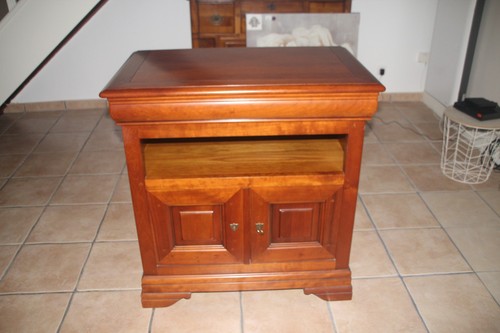 Meuble merisier louis - tv,