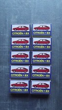 10 BOITES D'ALLUMETTES CITROEN
